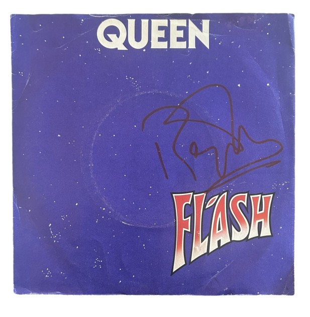 Roger Taylor of Queen Signed Flash Vinyl 45