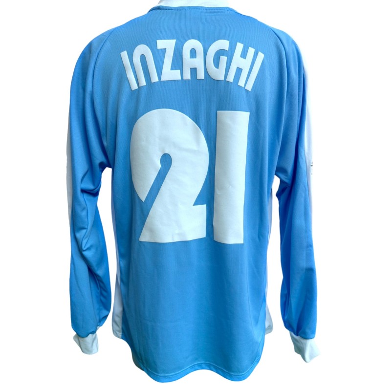 Inzaghi's Lazio Match Worn Shirt, 2003/04