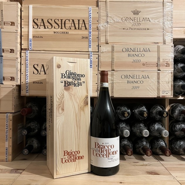 Bricco dell'Uccellone 2020 Magnum Barbera d'Asti DOCG Braida - In Wooden Case