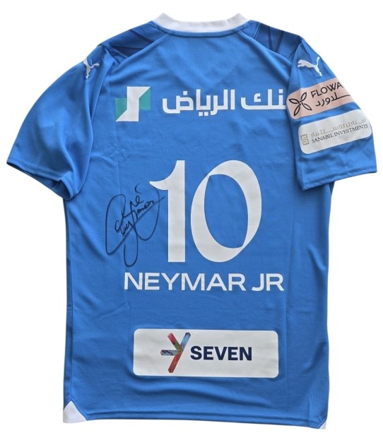 Neymar Jr's Al Hilal Signed Match-Issued Shirt, 2024/25