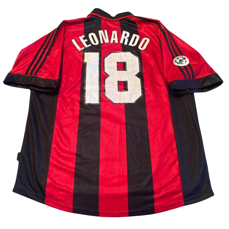 Leonardo's Milan Match Worn Shirt, 1998/99