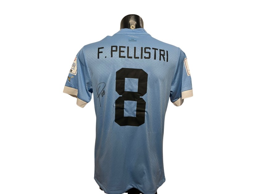 Maglia Replica Pellistri Uruguay, Mondiale 2022 - Autografata