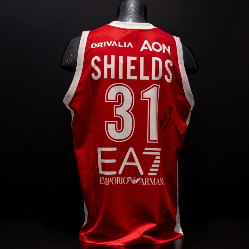 Shavon Shields' Olimpia Milano Signed Official Match-Worn Jersey - Limited Edition