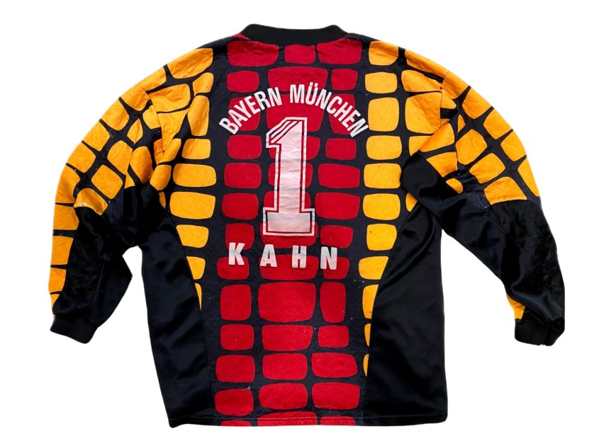 Kahn's Match-Worn Shirt, Bayern Munich vs Borussia Dortmund 1996