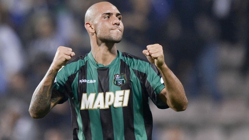 Zaza's Official Sassuolo Shirt, 2014/15 - Signed by the players