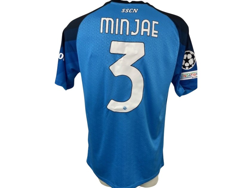 Kim's Match-Issued Shirt, Napoli vs Ajax 2022 - CharityStars