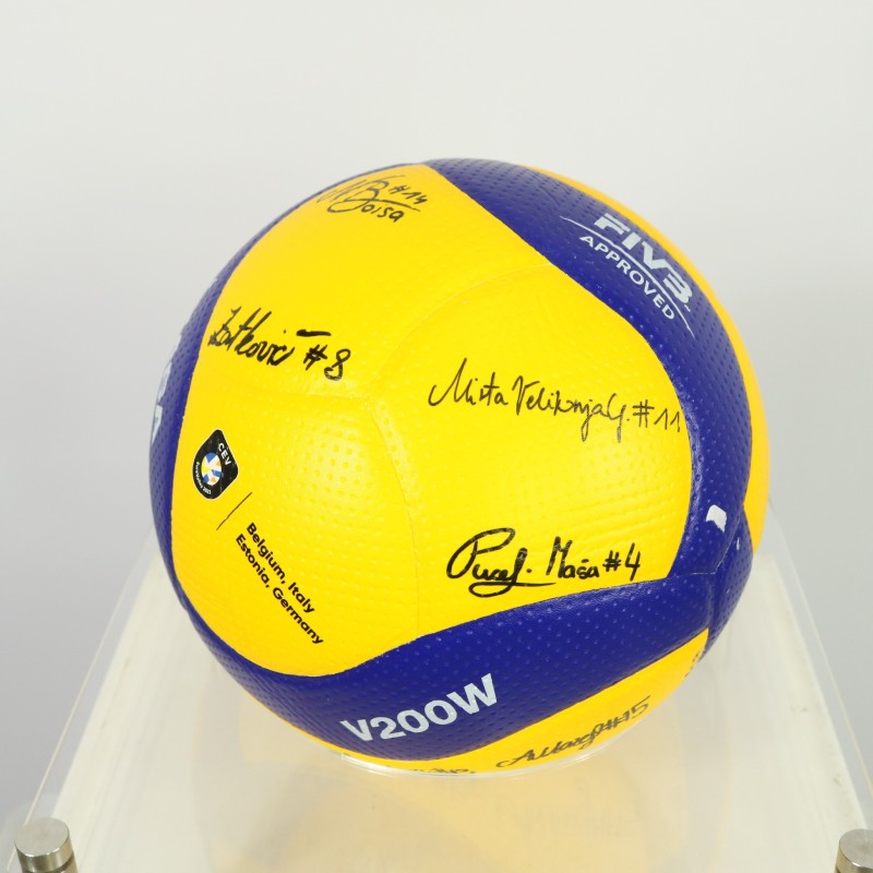 Official Slovenia ball at Eurovolley 2023 autographed by the women's national team