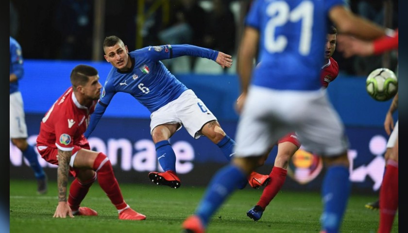 Verratti's Match Shirt, Italy-Liechtenstein 2019