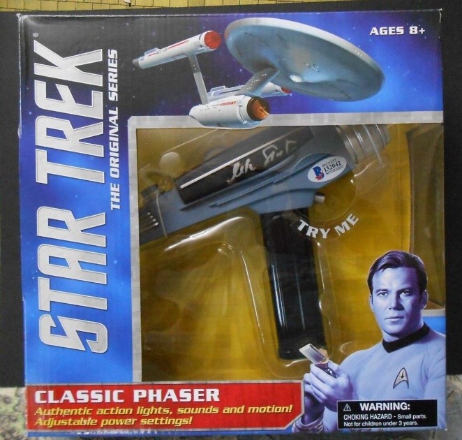 William Shatner Signed Star Trek Phaser