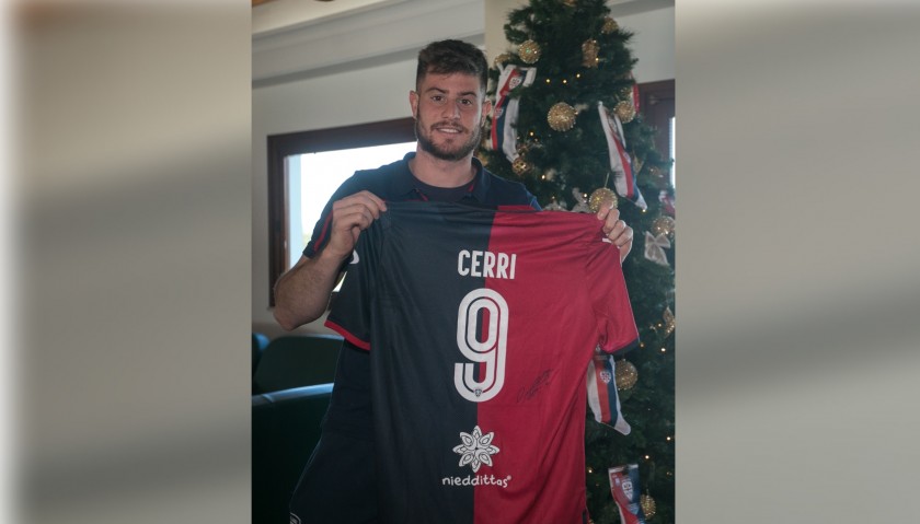 Cagliari Festive Shirt - Worn and Signed by Cerri