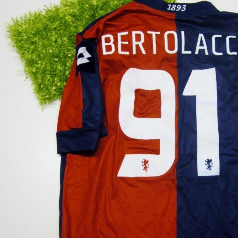 Bertolacci match worn shirt, Genoa, Genoa-Juventus Serie A 2013/2014