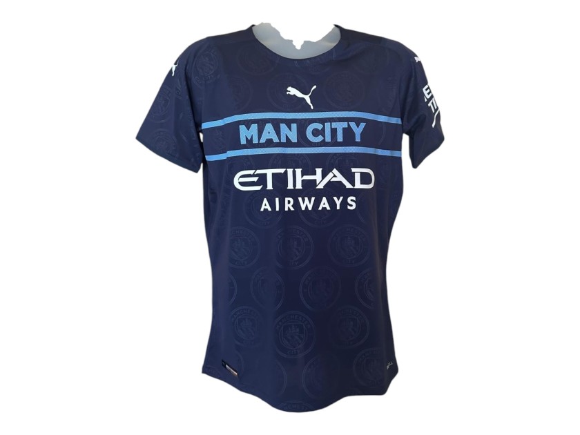 Ruben Dias' Manchester City 2021/22 Signed Official Third Shirt
