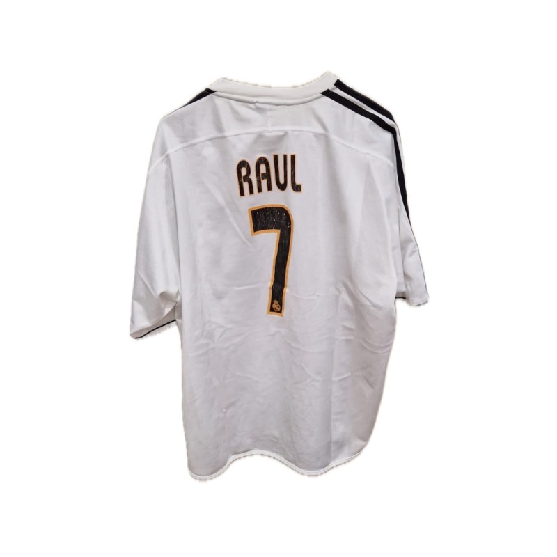 Maglia Ufficiale Raul Real Madrid, 2003/04 - Autografata