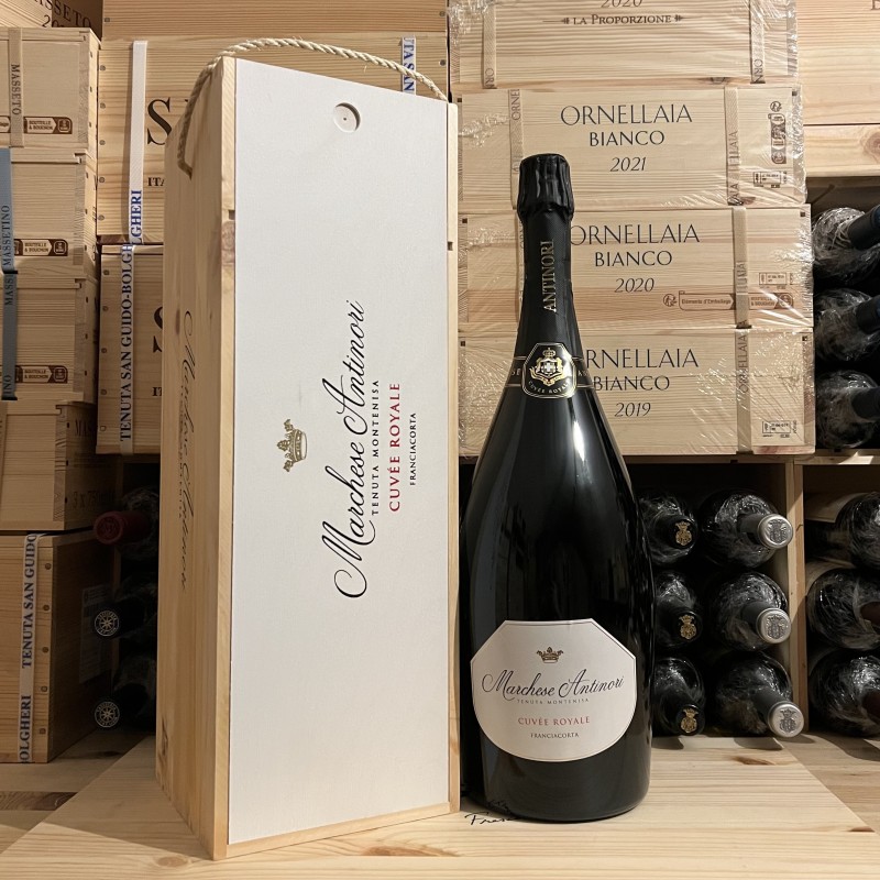 Franciacorta Cuvee Royale Jeroboam Marchesi Antinori - in wooden case