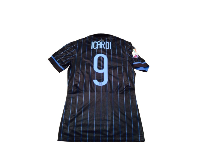 Icardi's Match-Issued Shirt, Inter vs Sampdoria Coppa Italia 2015