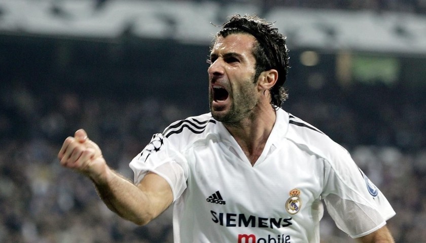 Luis Figo's Real Madrid 2002/03 Signed Shirt