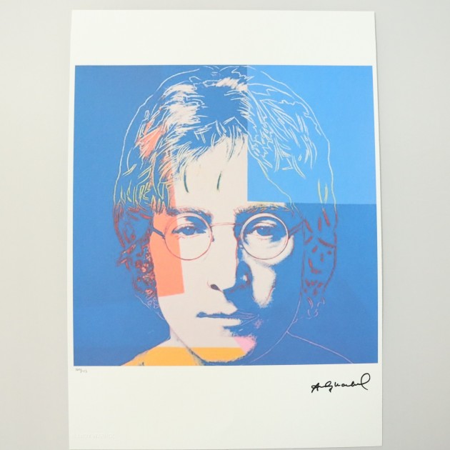 Andy Warhol "John Lennon" Signed Limited Edition