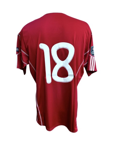 Andorra vs Armenia Match-Worn Shirt, EURO 2012 Qualifiers