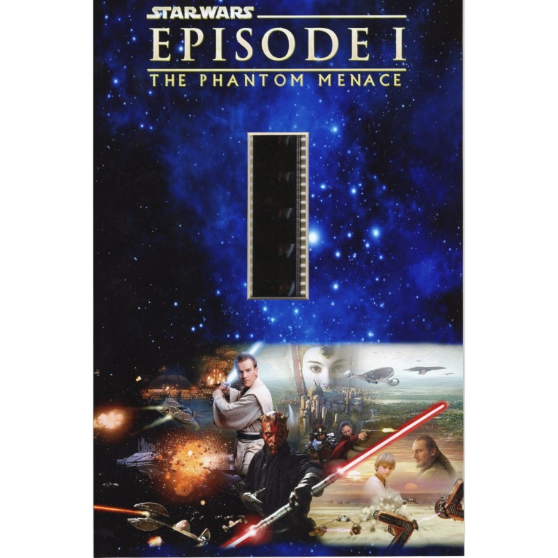 Maxi Card with original fragments from the film Star Wars: Episode I - The Phantom Menace