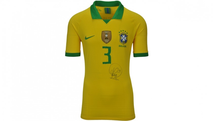 Thiago Silva Brazil Nike Name & Number T-Shirt - Black