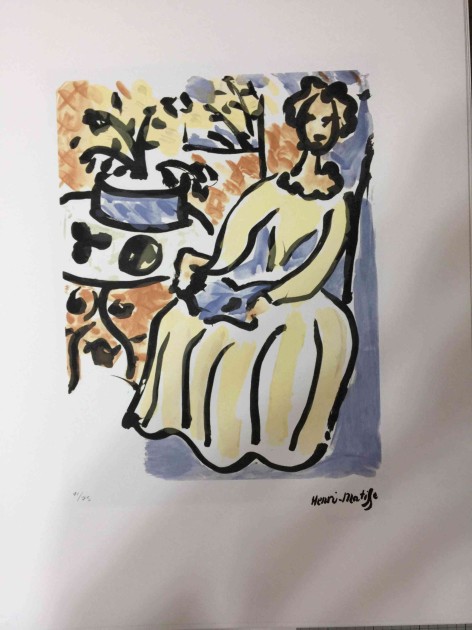 Litografia offset di Henri Matisse (replica)