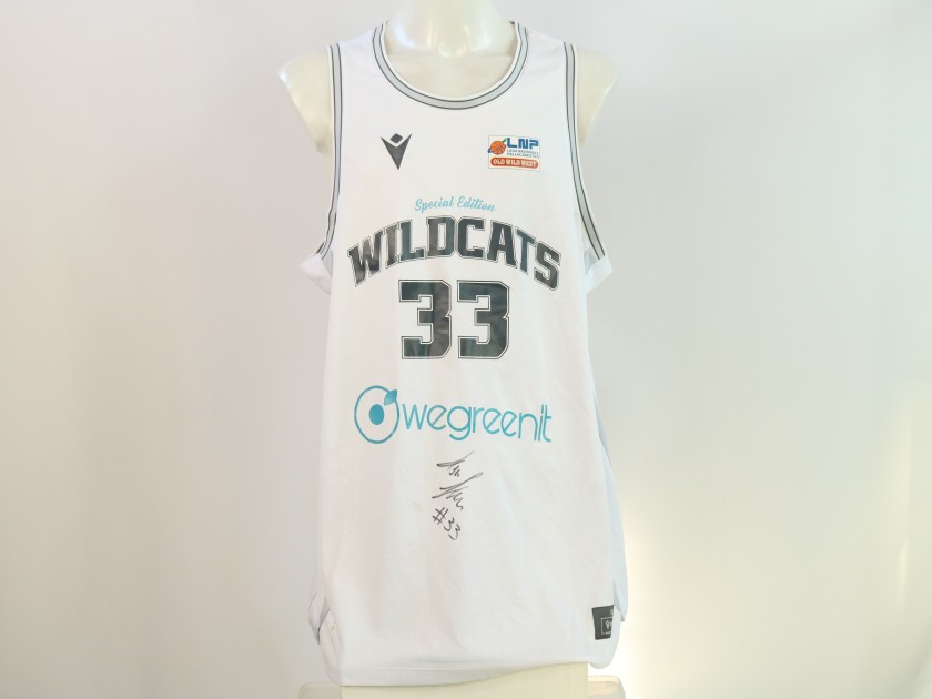 Leggio's Match Worn tank top, Urania Basket 2024 - Signed