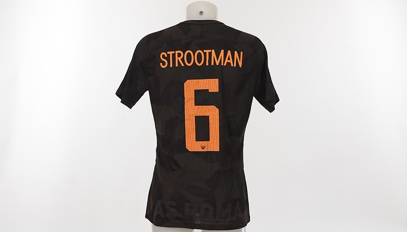 Strootman's Match-Worn 2017/18 Chievo-Roma Shirt