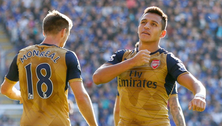 Sanchez's Official Arsenal Signed Shirt, 2015/16 