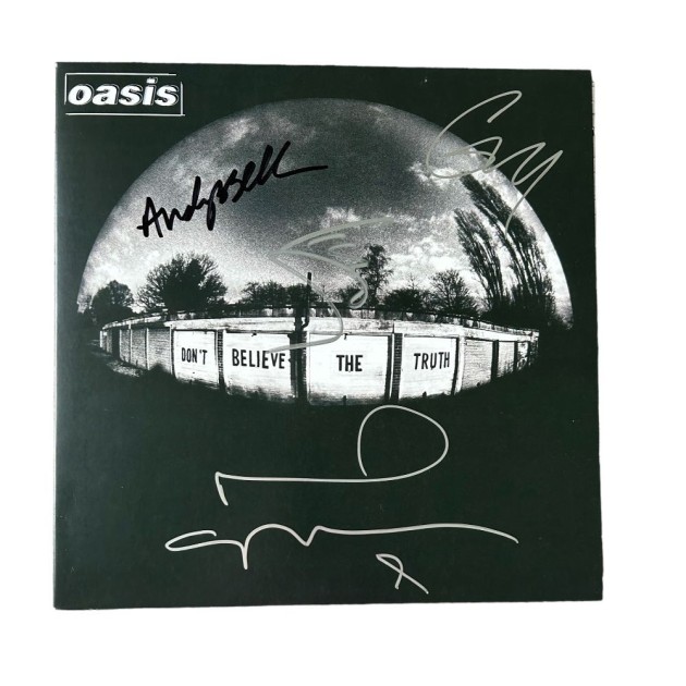 LP in vinile firmato Don't Believe The Truth degli Oasis - CharityStars