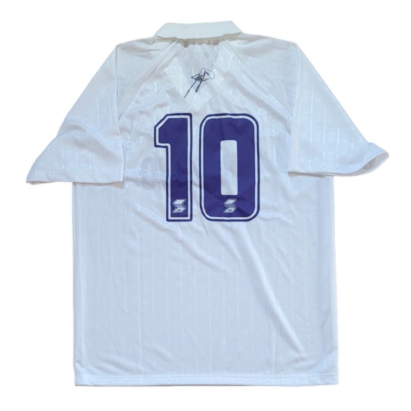 Baggio Official Fiorentina Signed Shirt, 1988/89