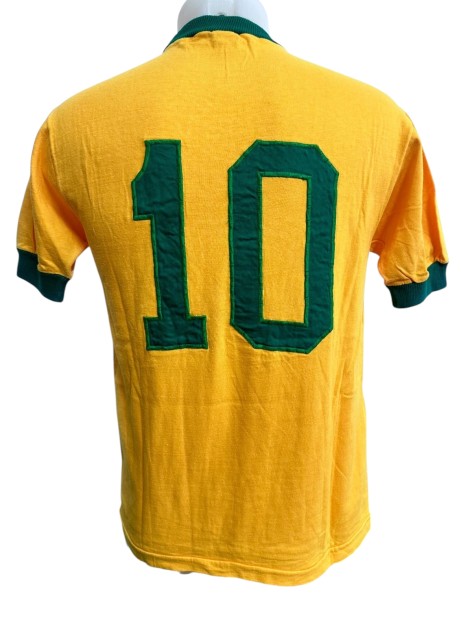 Maglia Indossata Rivelino Brasile, FIFA World Cup 1974 - Autografata