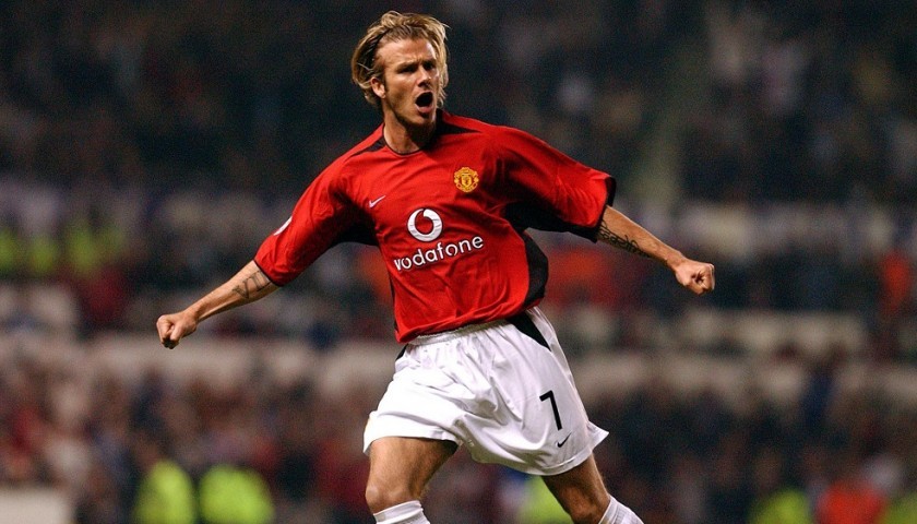 Beckham's Official Manchester United Signed Shirt, 2002/03