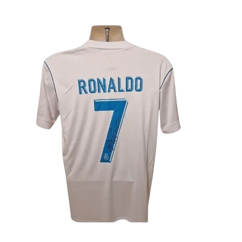 Cristiano Ronaldo's Real Madrid 2017/18 Signed Replica Shirt