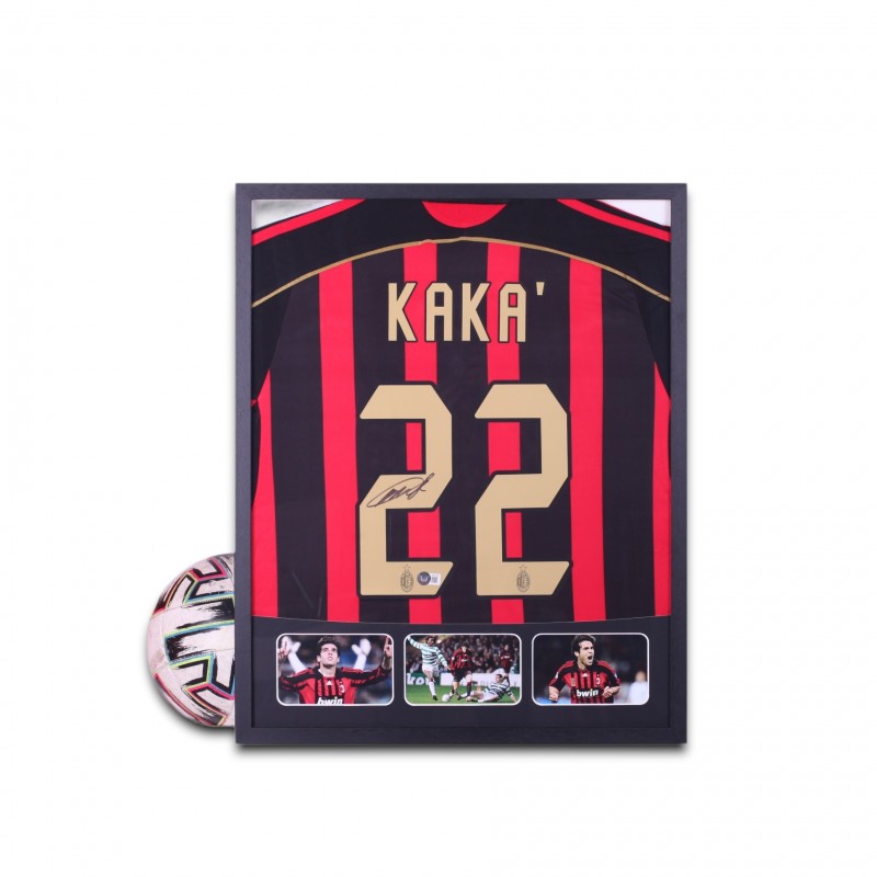 Kaká AC Milan Signed and Framed Shirt