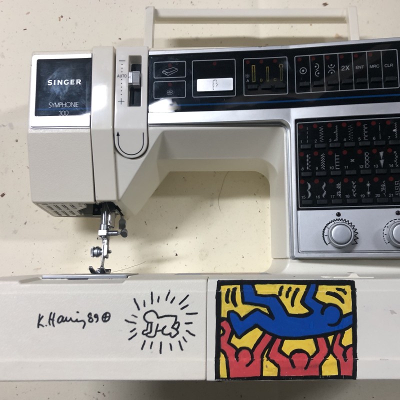 Keith Haring Singer Sewing Machine 1989