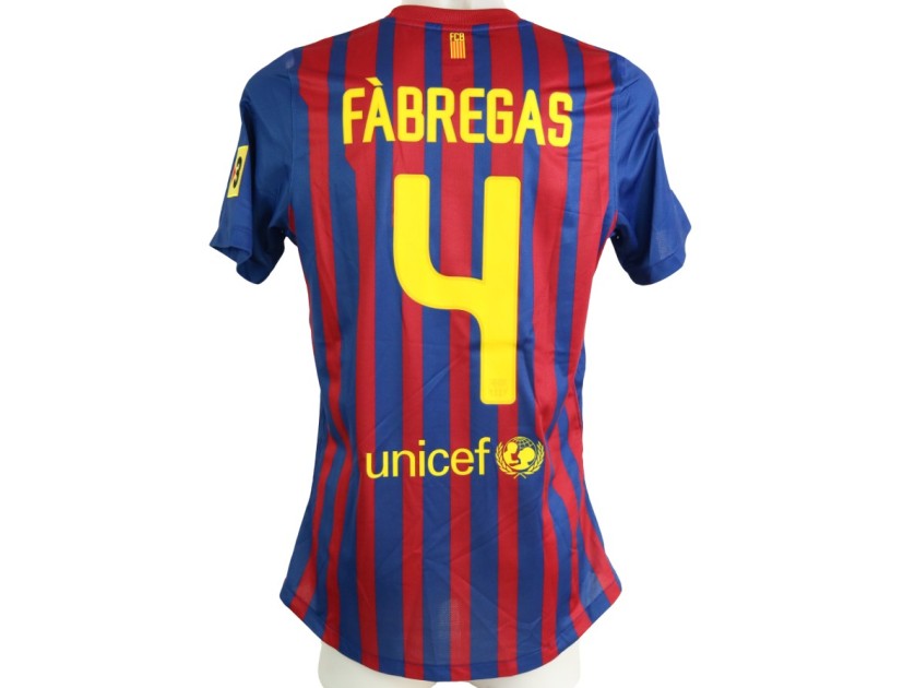 Fabregas' Barcelona Match Shirt, 2011/12