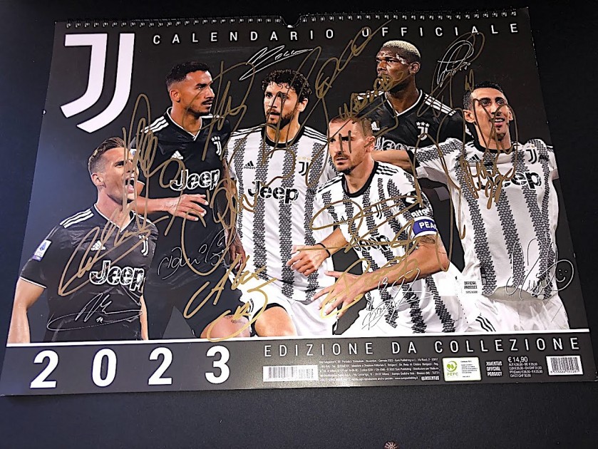 Official Juventus Calendar, 2023 Signed by the Players CharityStars