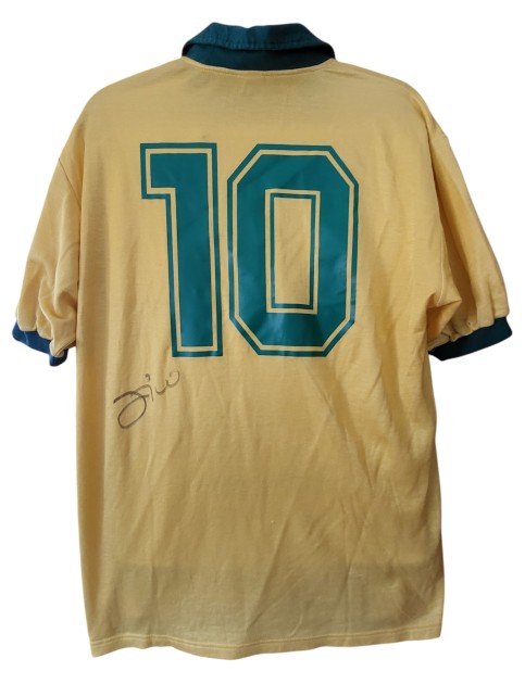 Zico's Brazil Signed Official Shirt, 1989