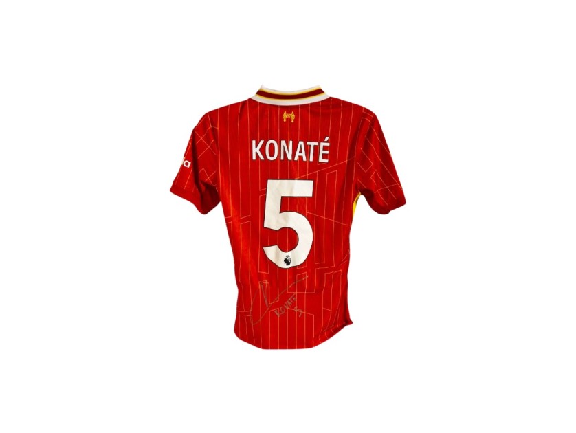 Ibrahima Konate's Liverpool 2024/25 Signed Replica Player Version Shirt