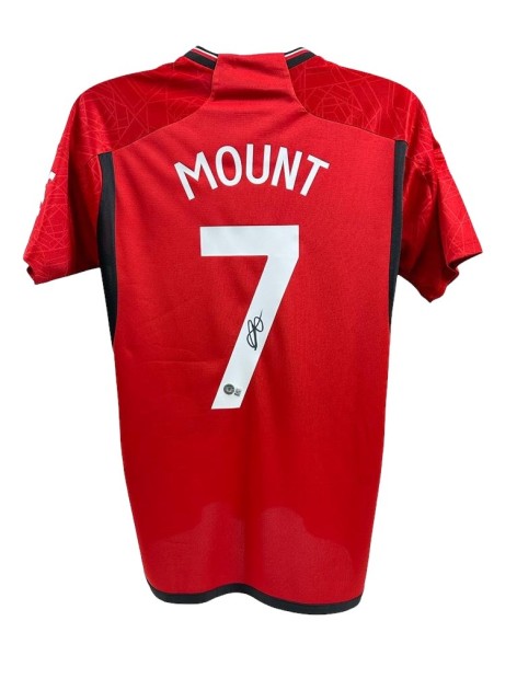 Replica della maglia del Manchester United firmata da Mason Mount