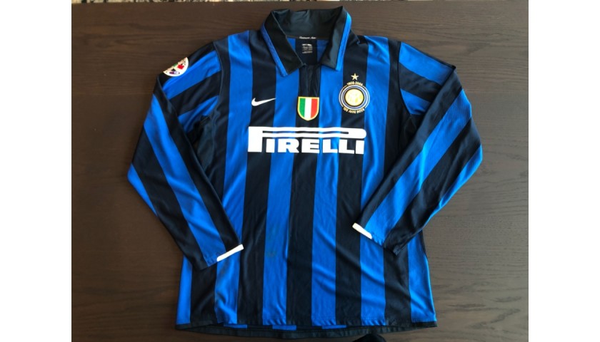 Vieira's Worn and Unwashed Shirt, Inter-Empoli 2008 