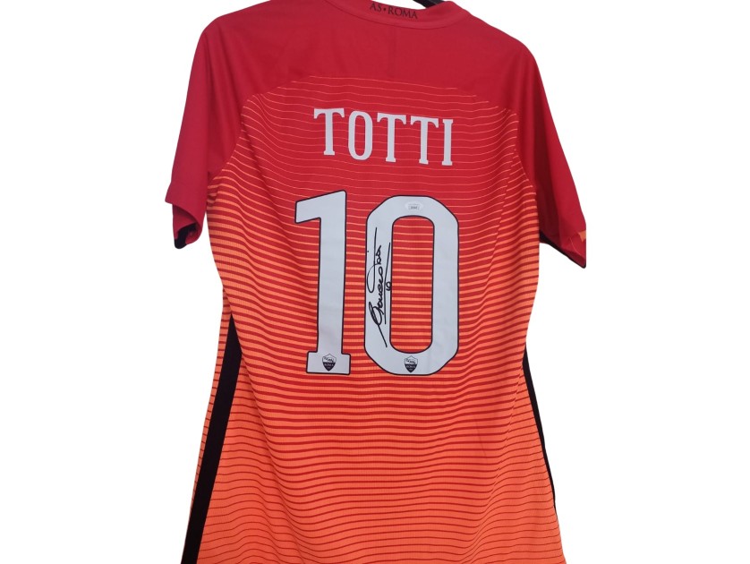 Maglia Gara Totti Roma, 2016/17 - Autografata