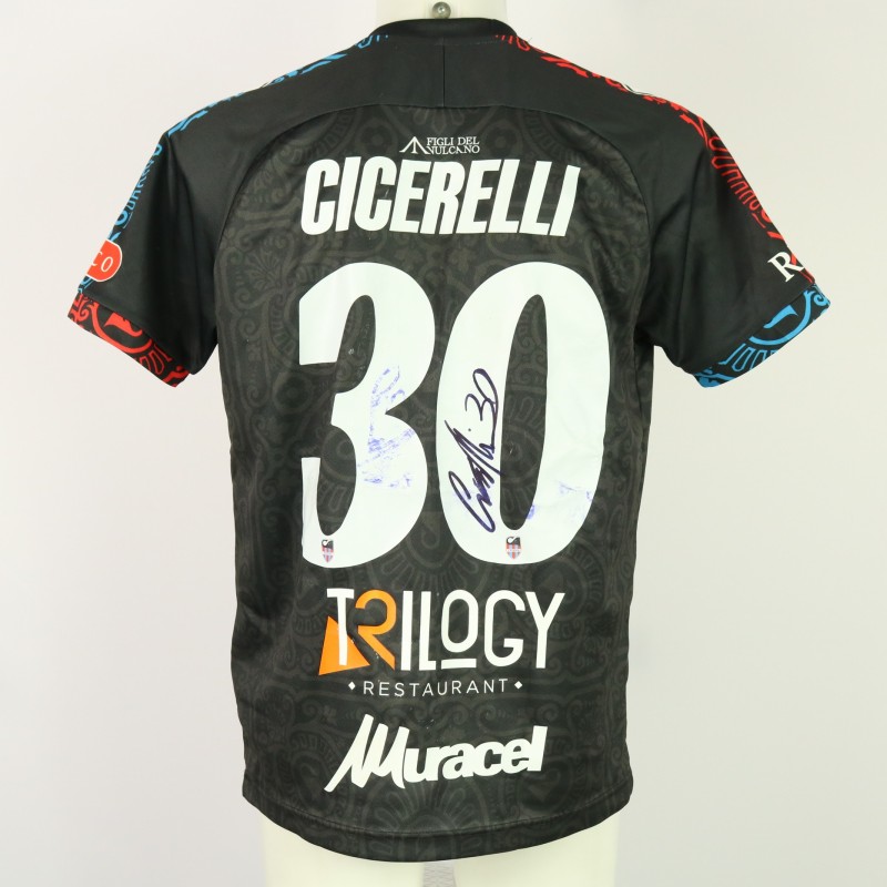 Maglia Cicerelli unwashed Padova vs Catania, Finale Coppa Italia Serie C 2024 - Autografata