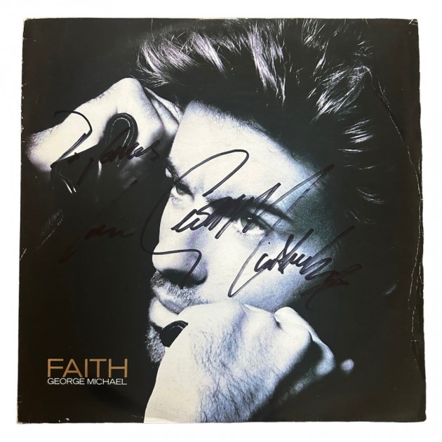 George Michael Signed 'Faith' 12" Vinyl