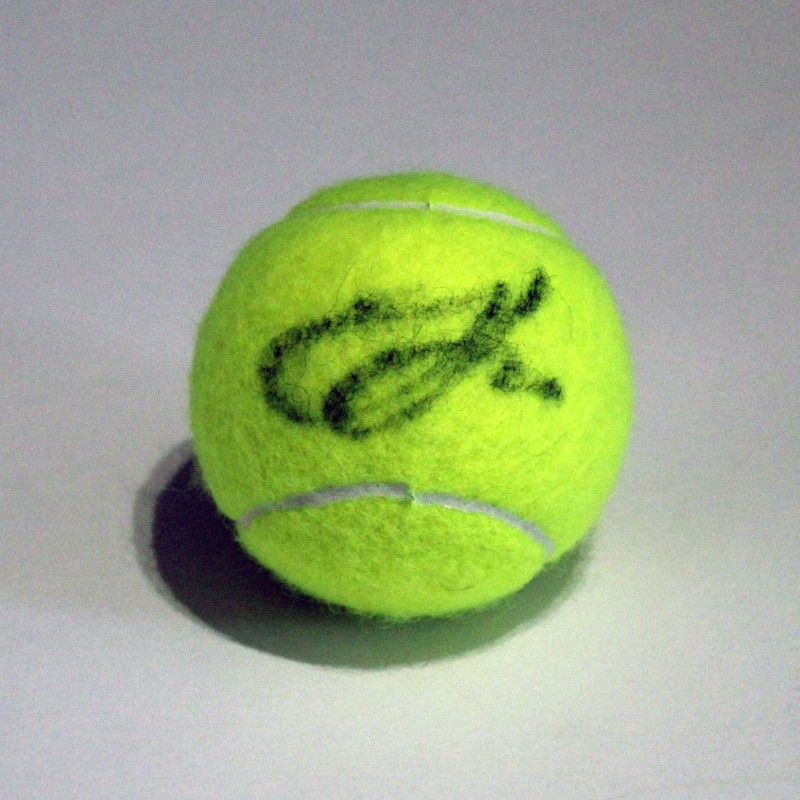 Tennis Ball signed by Jannik Sinner Internazionali d'Italia 2024