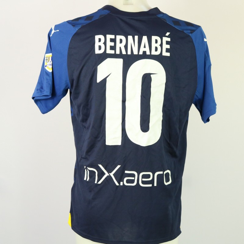 Bernabé's Unwashed Shirt Parma vs Ternana 2023 - Patch 110 Years