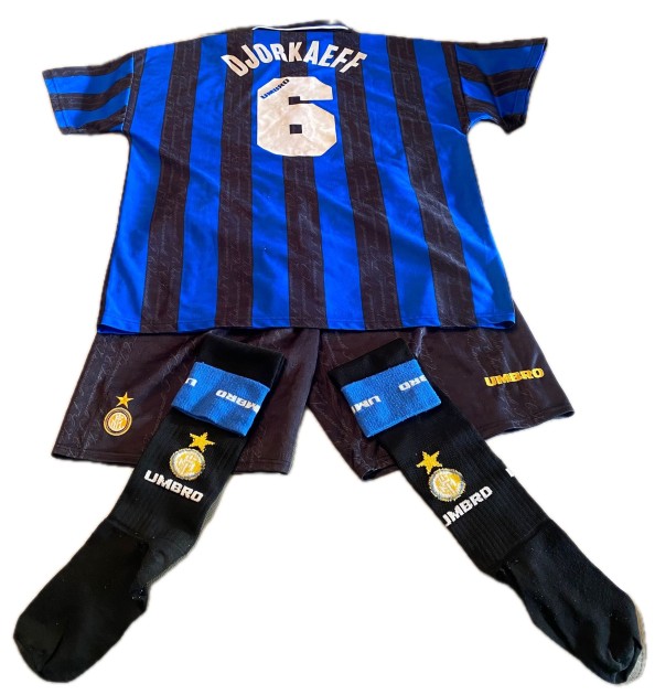 Djorkaeff's Inter Match-Issued Kit, 1996/97