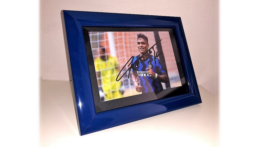 Lautaro Martinez Signed Photograph