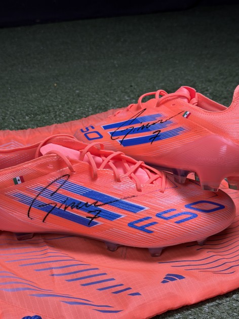 Gimenez's Milan Signed Adidas F50 Football Shoes, 2025/26