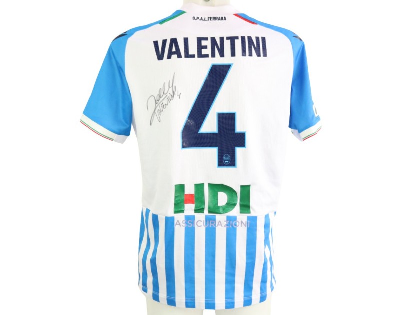 Valentini's Unwashed Signed Shirt, SPAL vs Lucchese 2023 - CharityStars